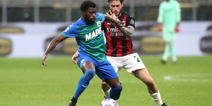 Milan-Sassuolo 1-2, il tabellino