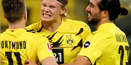 Il Dortmund vince, Haaland sbaglia un rigore. Ok il Wolfsburg