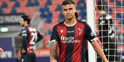 Bologna, Dominguez va ko: lesione al collaterale