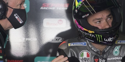 MotoGp, Morbidelli: "Rossi può lottare per la vittoria"