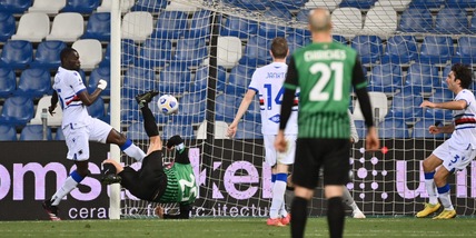 Sassuolo-Sampdoria 1-0: magia di Berardi, poker servito