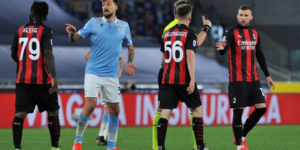 Lazio-Milan 3-0, il tabellino