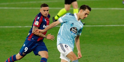 Liga, il Celta domina e batte il Levante 2-0