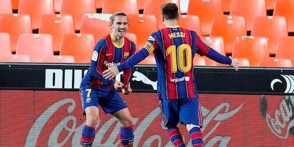 Doppio Messi, il Barcellona vince a Valencia: è a -2 dall'Atletico