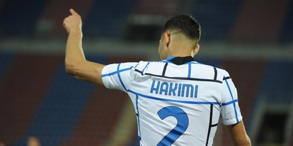 Hakimi festeggia lo scudetto dell'Inter e scherza su Conte