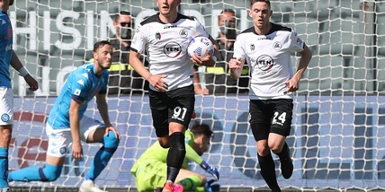 Spezia-Napoli 1-4, il tabellino
