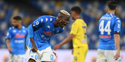 Napoli-Verona 1-1, il tabellino