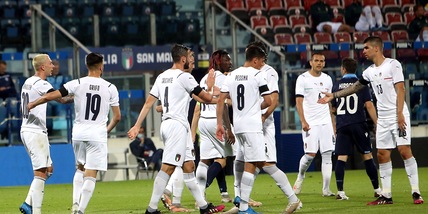 Italia-San Marino 7-0: Bernardeschi, gol e doppio assist da capitano