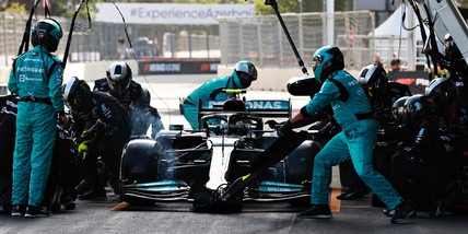 F1: Mercedes ancora senza podio, mai così male nell'era ibrida