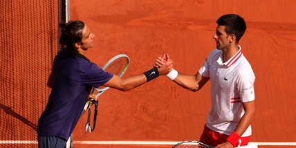 Djokovic: "Musetti non ha retto la pressione, ma ha grandi qualità"