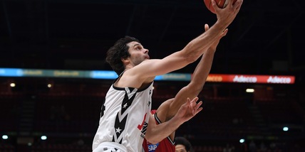 Teodosic illumina la Virtus, battuta Milano 83-72