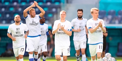 Eriksen, la dedica della Finlandia a Euro 2020