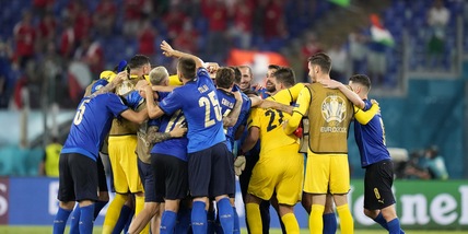 Italia, che festa dopo la vittoria con la Svizzera