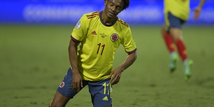 Coppa America, la Colombia di Cuadrado cade 2-1 contro il Perù