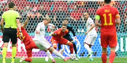 Galles-Danimarca 0-4: Dolberg show, Ramsey saluta Euro2020