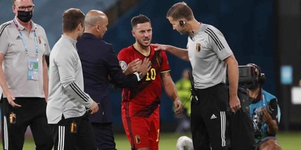 Eden Hazard ko per Italia-Belgio: "Non so quanto è grave"