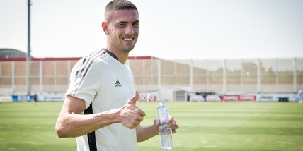 Juve, anche Demiral in gruppo con Allegri