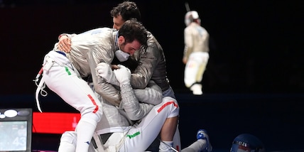 Tokyo 2020, l'Italia della sciabola in finale con l'eterno Montano