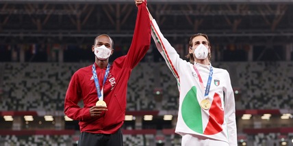 Tamberi e l'oro con Barshim: "Fratelli per sempre dopo Tokyo"