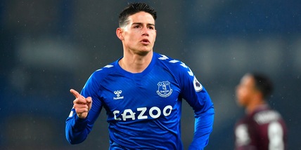 Everton, James Rodriguez ai margini: non sa neanche contro chi gioca...