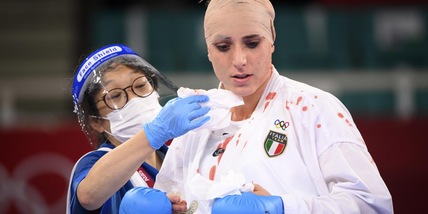 Semeraro, che botta: eliminazione con sangue e punti di sutura