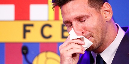 Messi, il fazzoletto venduto all'asta per un milione di dollari!