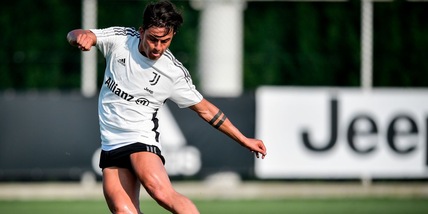Juve, Dybala al lavoro da solo a Torino