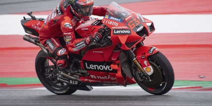 MotoGp, Bagnaia in cerca di riscatto: "Speriamo di avere un'occasione in Austria"