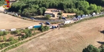 Rave Valentano, area liberata: finisce l'incubo