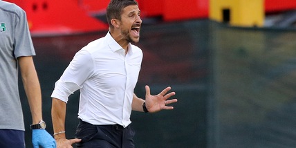 Sassuolo, Dionisi: "Felice dell'esordio, ma il merito è dei ragazzi"