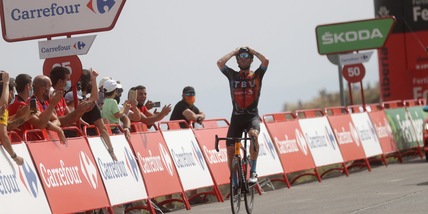 Superbo Caruso alla Vuelta: vince in solitaria la 9ª tappa!