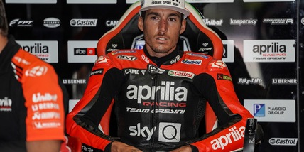 MotoGp, a Silverstone Aprilia sul podio. Espargaro: "Il futuro per noi è brillante"
