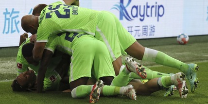 Bundesliga, Wolfsburg a punteggio pieno: 1-0 al Lipsia