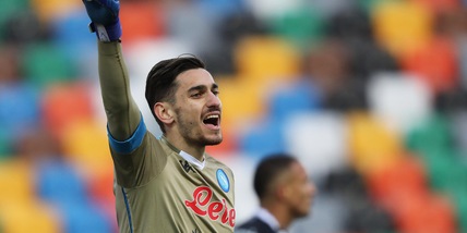 Napoli, niente Juve per Meret: il neurologo: "Out 4 settimane"