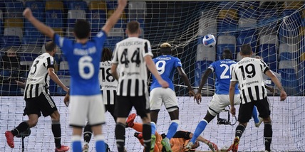 Napoli-Juve 2-1, il tabellino