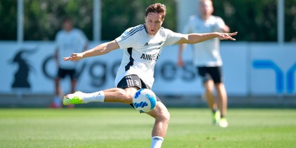 Juve, rifinitura per la Champions: Chiesa lavora a parte