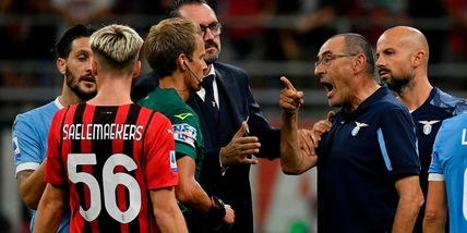 Lazio, il Giudice Sportivo ferma Sarri: due giornate di squalifica