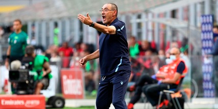 Lazio, parla Sarri: "Sconfitta? Sì, ma fatti passi in avanti"