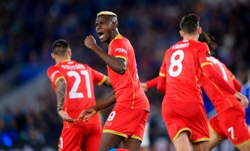 Leicester-Napoli 2-2: Osimhen salva Spalletti con una doppietta