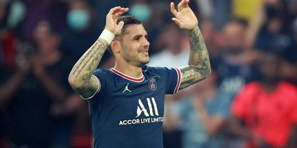 Icardi trascina il Psg. Messi non stringe la mano a Pochettino