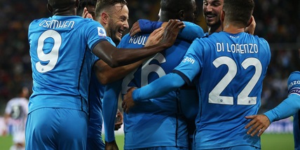 Udinese-Napoli 0-4, il tabellino