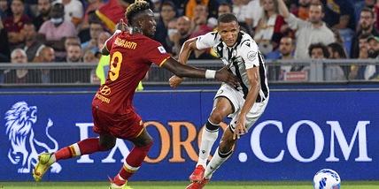 Roma-Udinese 1-0, il tabellino