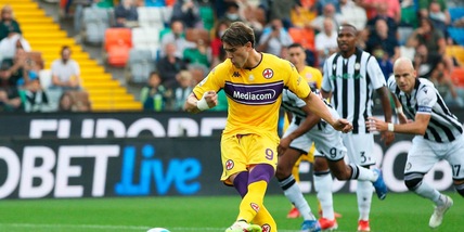 La Fiorentina di Vlahovic batte l'Udinese. Berardi trascina il Sassuolo