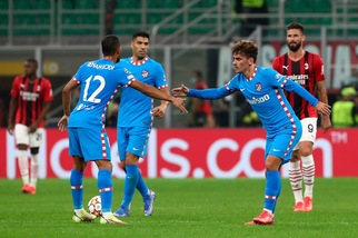 Milan-Atl.Madrid 1-2: Griezmann e Suarez condannano Pioli