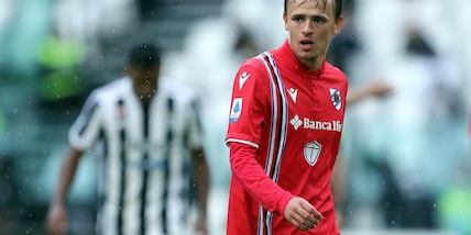 Sampdoria, si ferma Damsgaard: risentimento muscolare