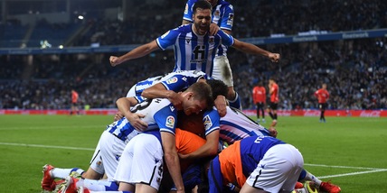 Liga, la Real Sociedad trionfa in dieci al 90': battuto il Maiorca