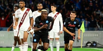 Napoli-Torino 1-0: Osimhen beffa Juric, Spalletti non si ferma più