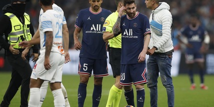 Incredibile: un tifoso del Marsiglia ferma un contropiede di Messi