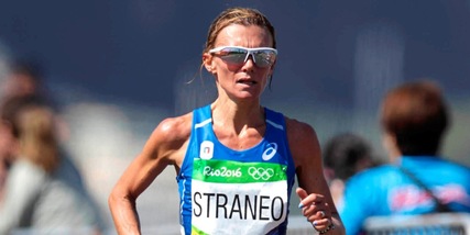 Ancora in azzurro Valeria Straneo