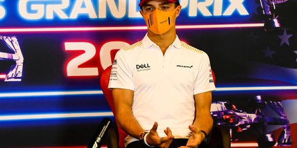 F1, Norris: "La Ferrari è stata chiaramente più veloce"